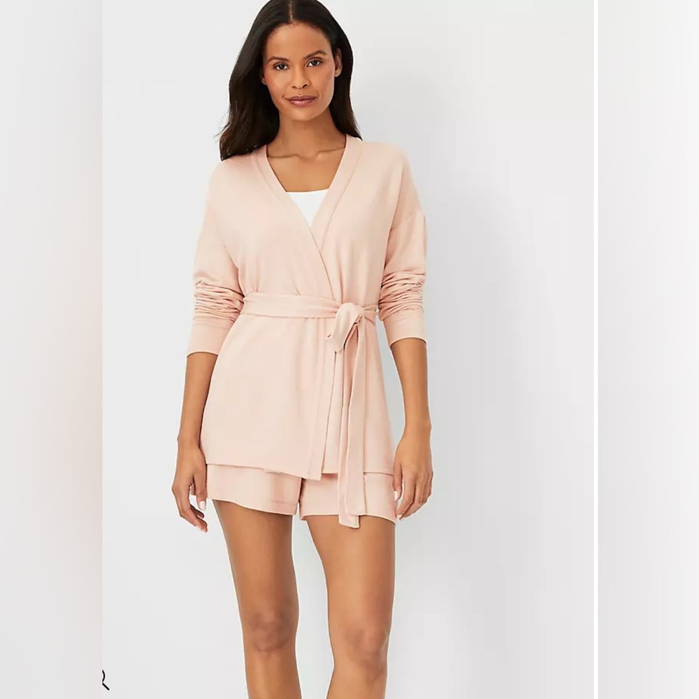 Ann Taylor Lounge Duster Lounge Large Pink‎ Ladies